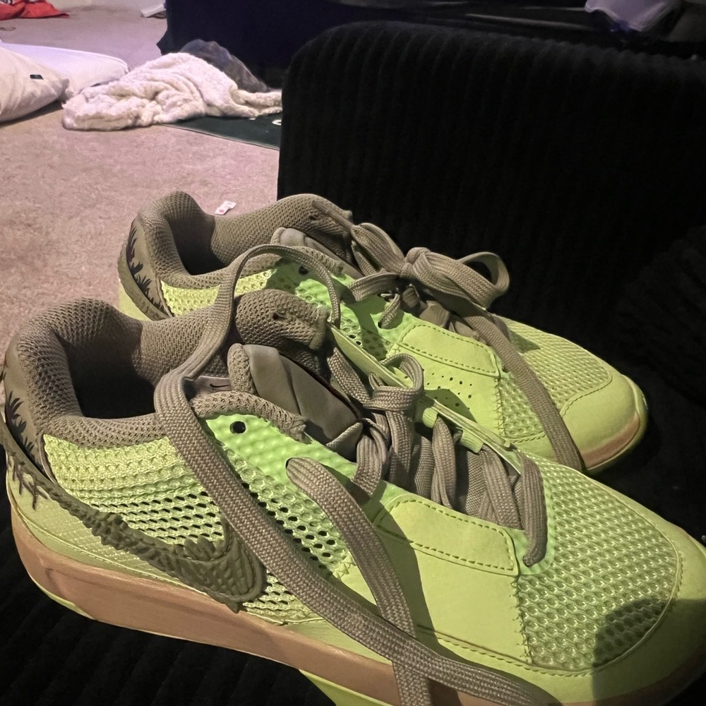 Nike Lime and Gray Athletic Shoes